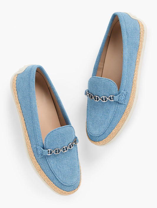 Talbots ANDI DENIM ESPADRILLE LOAFERS