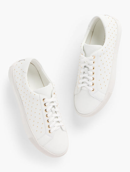 Talbots AUBREY STUDDED NAPPA SNEAKERS
