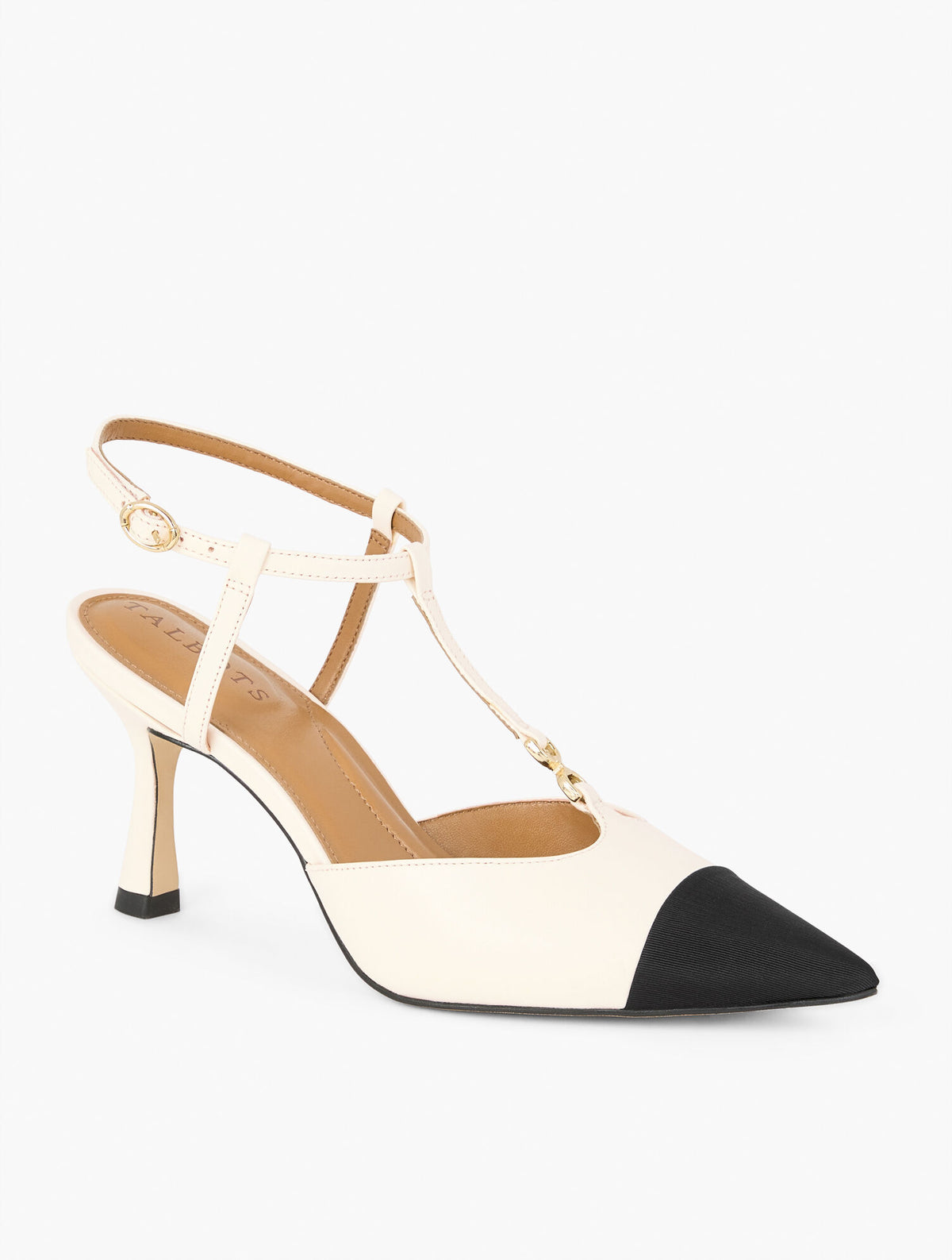 Talbots EVELYN NAPPA FLARE HEEL PUMPS