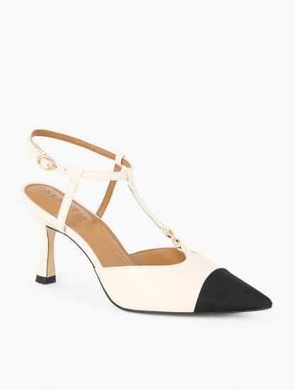 Talbots EVELYN NAPPA FLARE HEEL PUMPS