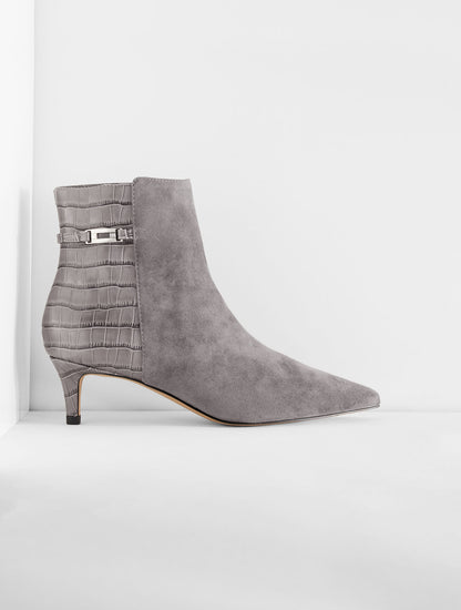 Talbots KAIT SUEDE CURVED ANKLE BOOTS