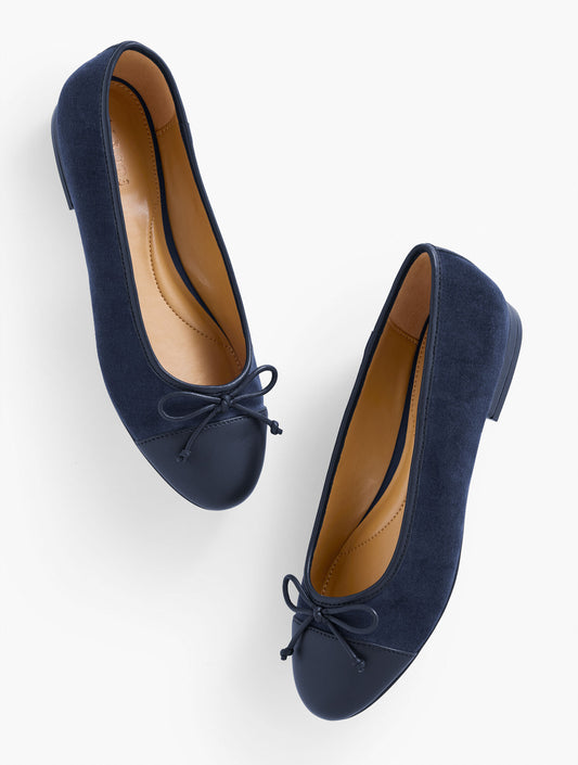 Talbots MADISON VELVETEEN BALLET FLATS