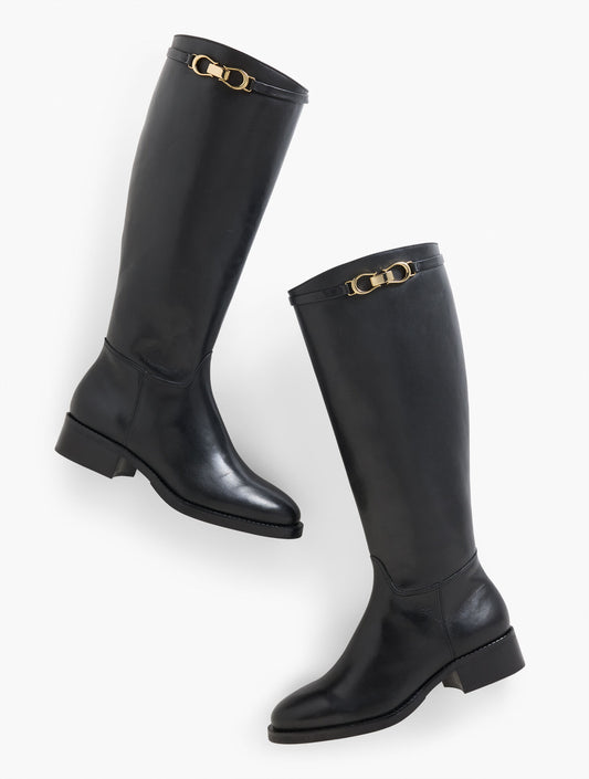 Talbots WAVERLY VACHETTA TALL RIDING BOOTS