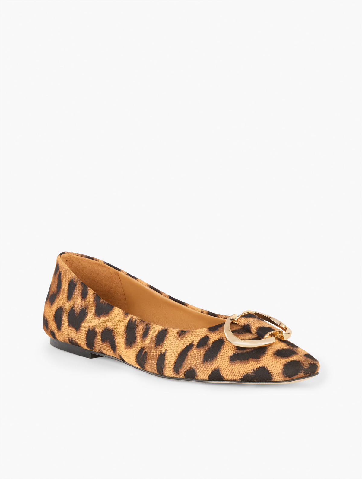Talbots WHITLEY ORNAMENT SUEDE BALLET FLATS - PRINTED