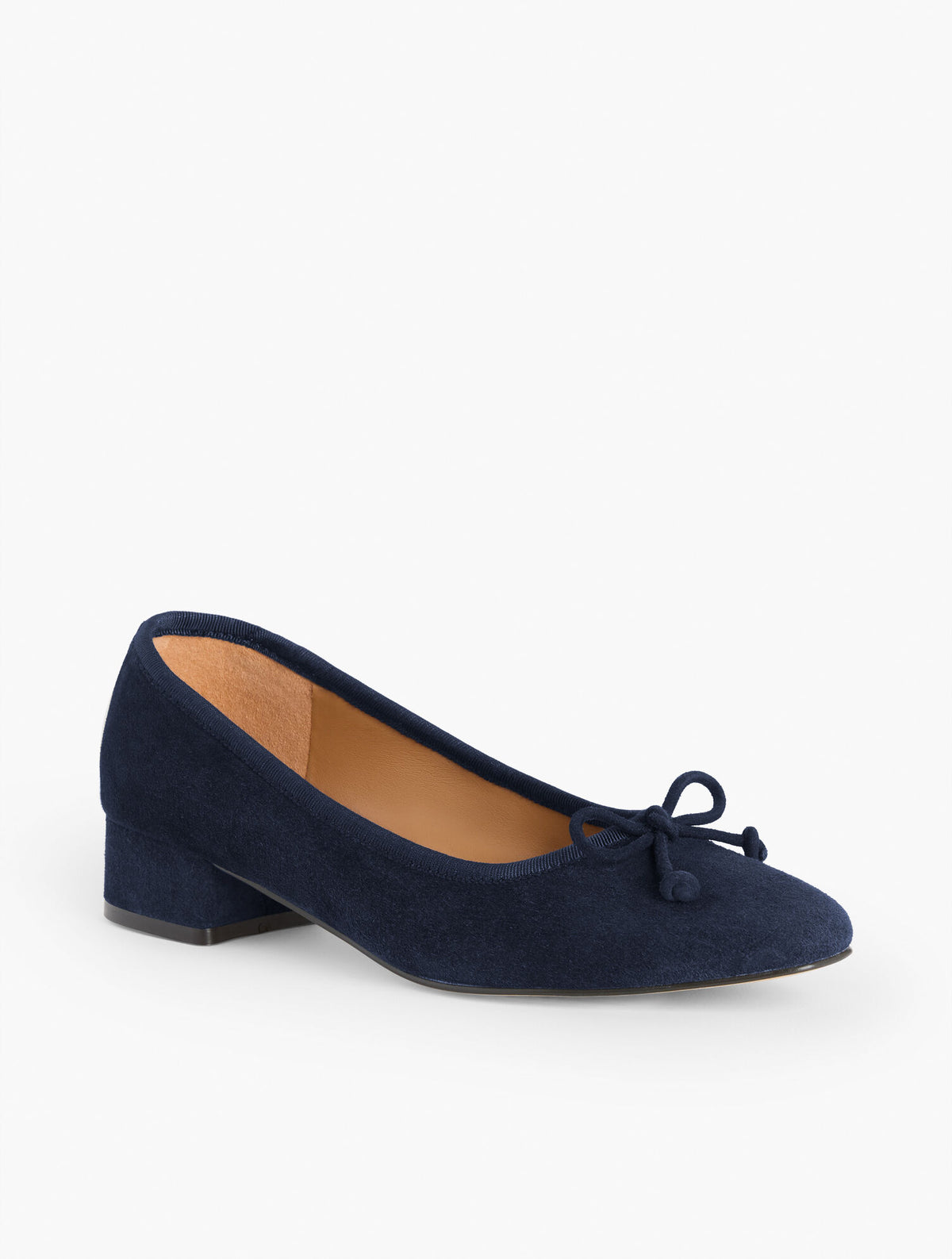 Talbots VANESSA SUEDE BLOCK HEEL PUMPS