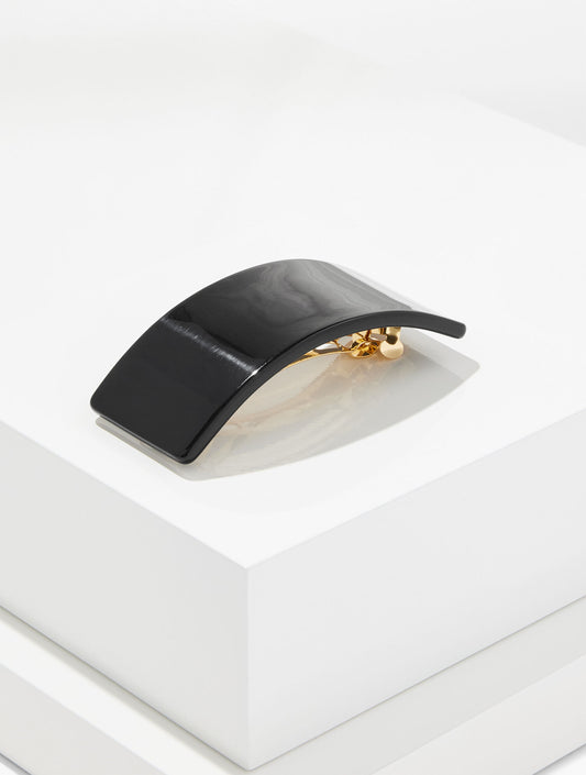Talbots BLACK WIDE BARRETTE