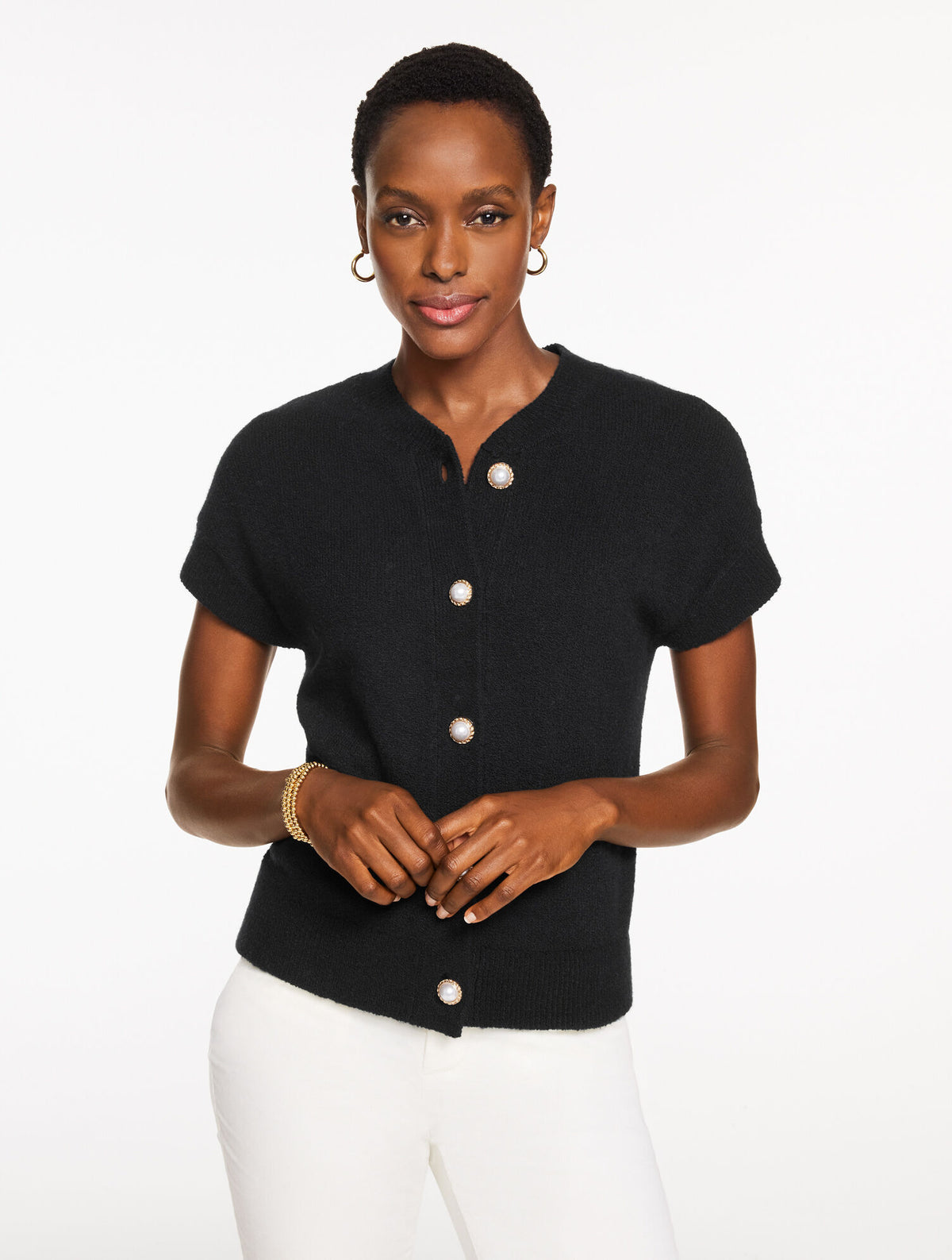 Talbots PLUS EXCLUSIVE DROP SHOULDER SWEATER VEST