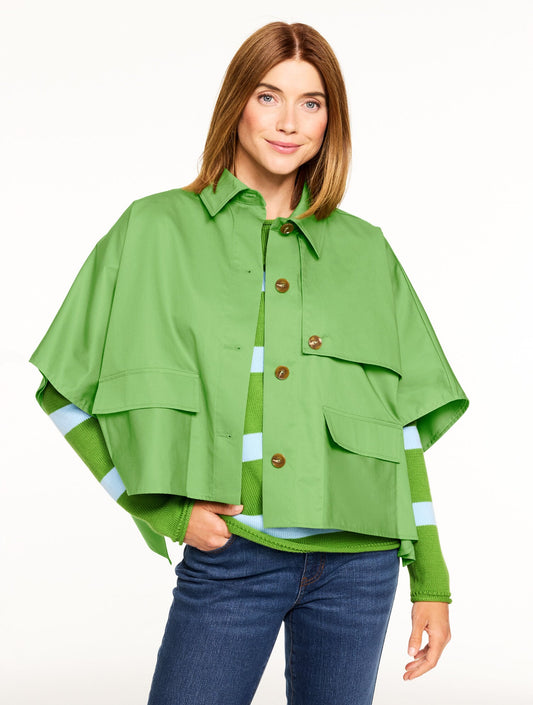 Talbots PLUS SIZE SHORT TRENCH CAPE