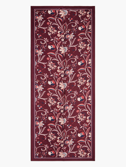 Talbots ECHO PLEATED LIVELY FLORAL OBLONG SCARF