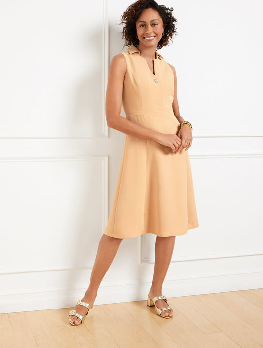 Talbots POLISHED CREPE DRESS