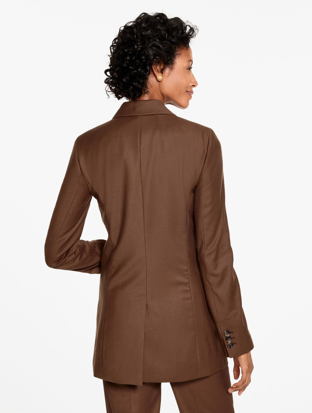Talbots LUXE ITALIAN FLANNEL BLAZER