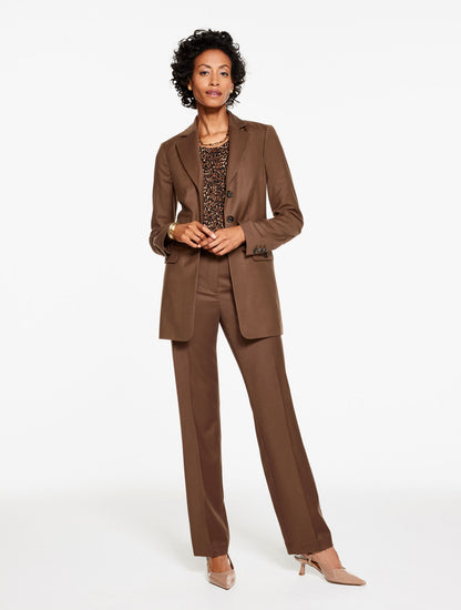 Talbots LUXE ITALIAN FLANNEL BLAZER