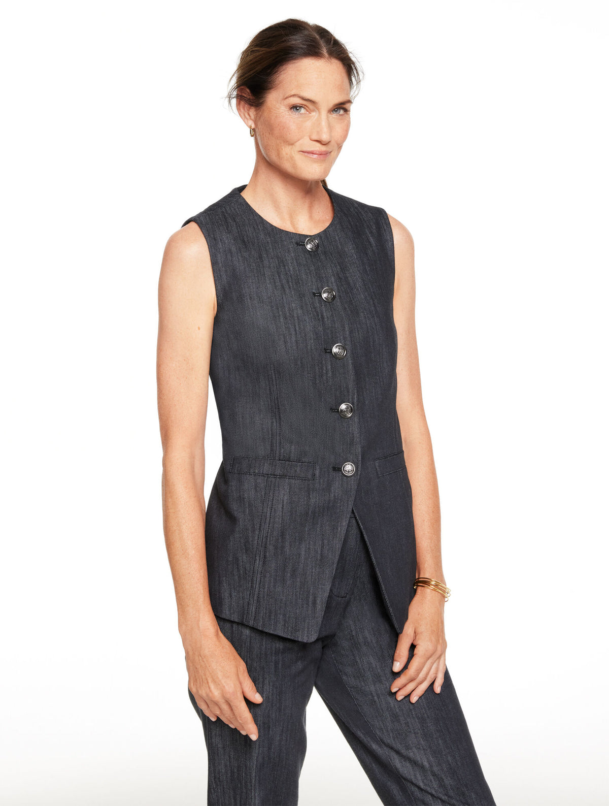 Talbots REFINED DENIM VEST