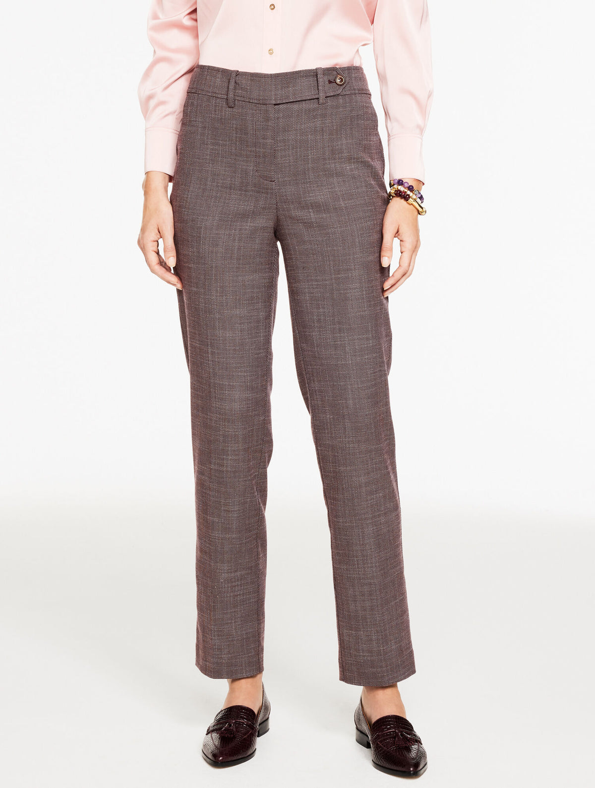 Talbots CLASSIC STRAIGHT-LEG TWILL TROUSERS