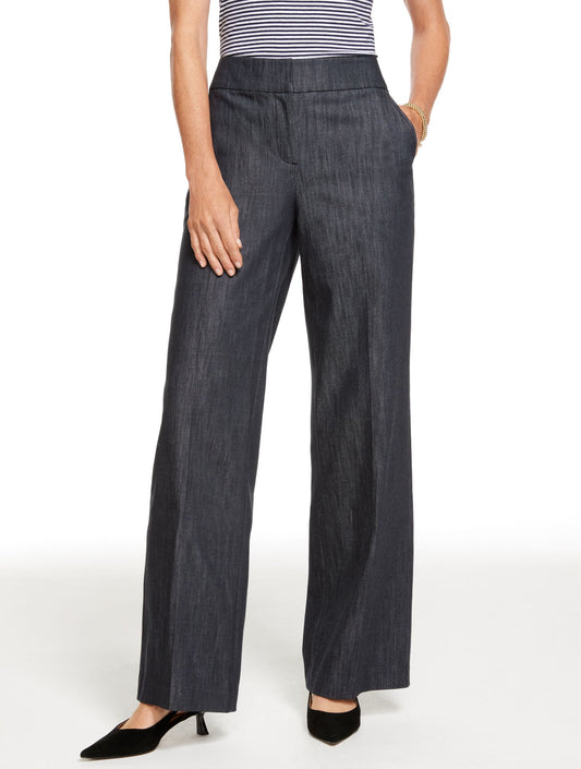 Talbots WIDE LEG REFINED DENIM PANTS