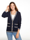 INDIGO BLUE/IVORY