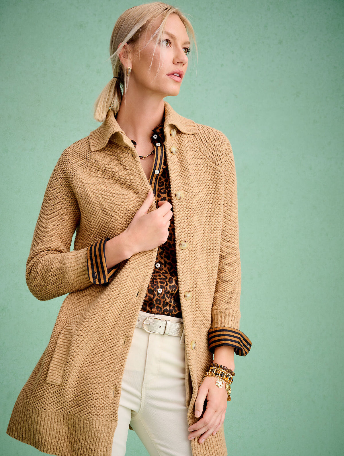 Talbots TEXTURED COATIGAN