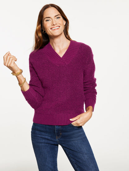 Talbots LOOP STITCH SWEATER
