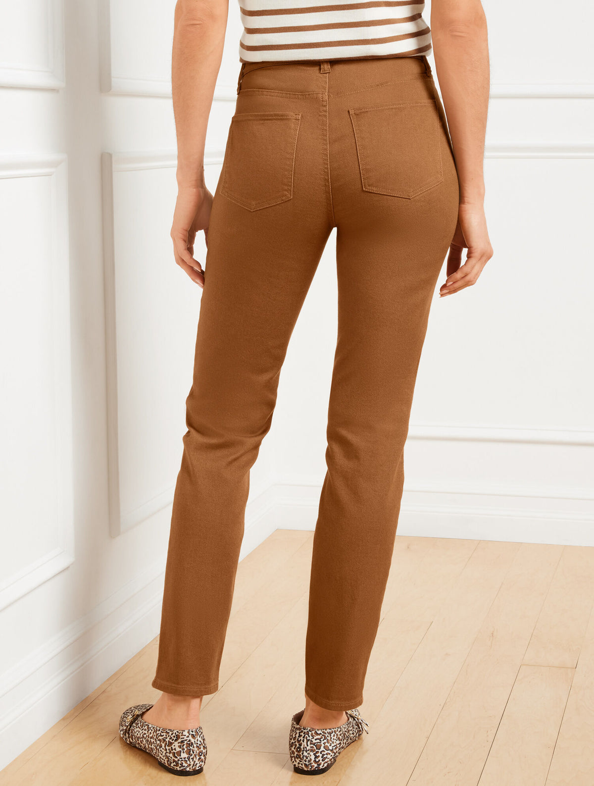 Talbots SLIM ANKLE JEANS - PIECE DYED