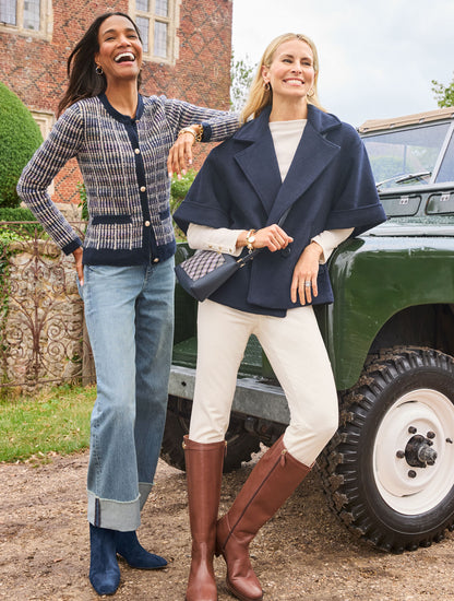 Talbots STRAIGHT ANKLE CUFF JEANS - DOWNING WASH