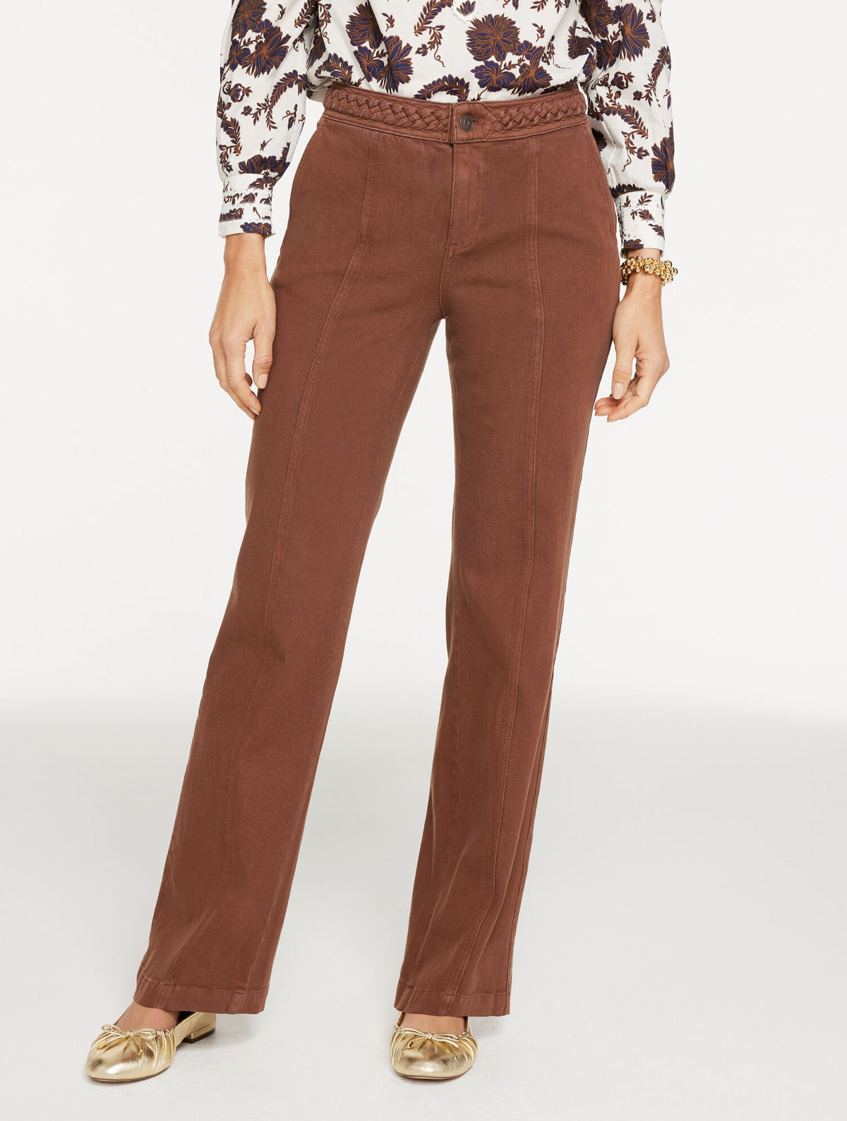 Talbots CLASSIC JEAN TROUSERS - BRAIDED WAIST