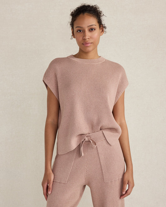 Talbots ORGANIC COTTON CASHMERE DROP SHOULDER TEE
