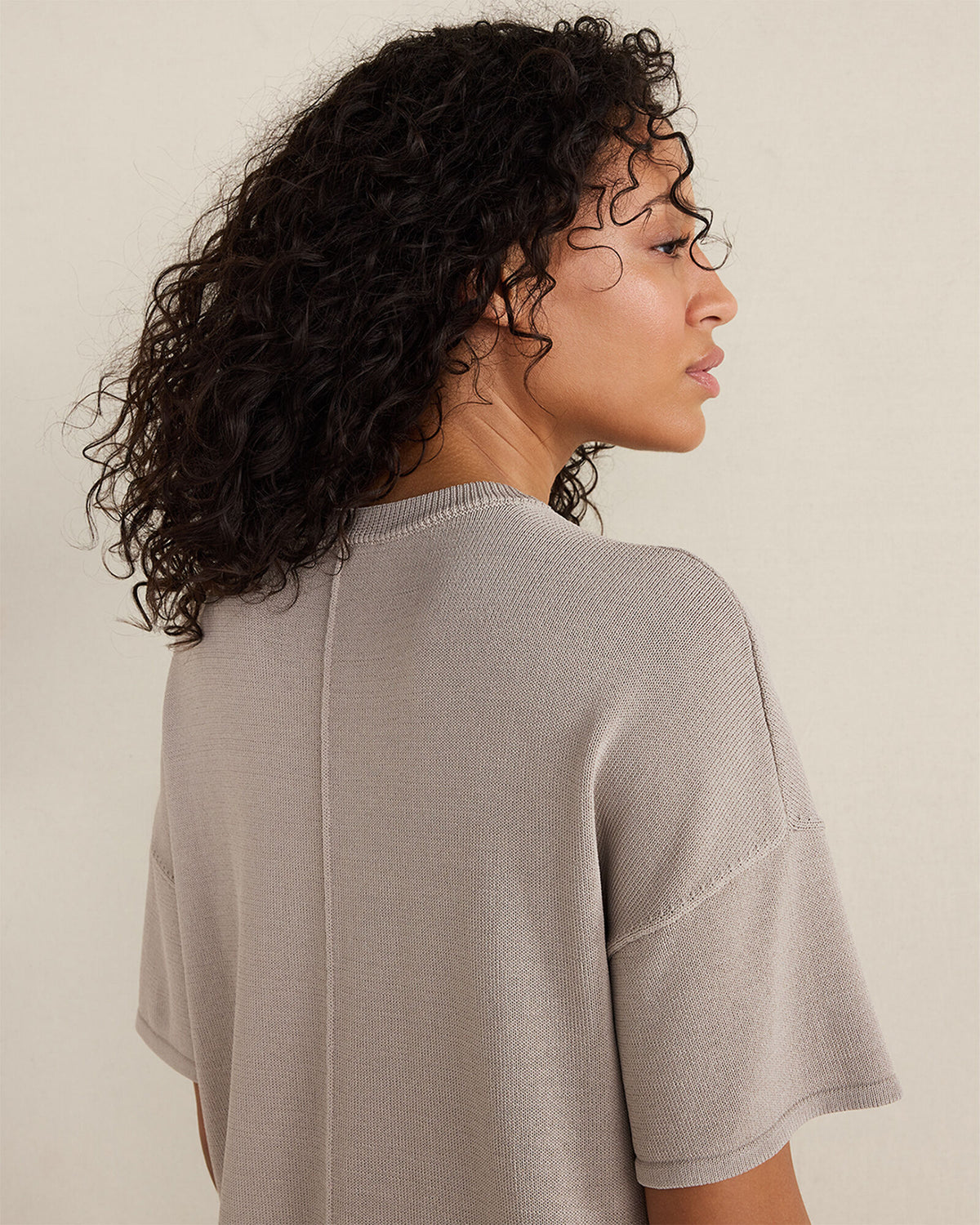 Talbots VISCOSE BLEND CREWNECK TEE