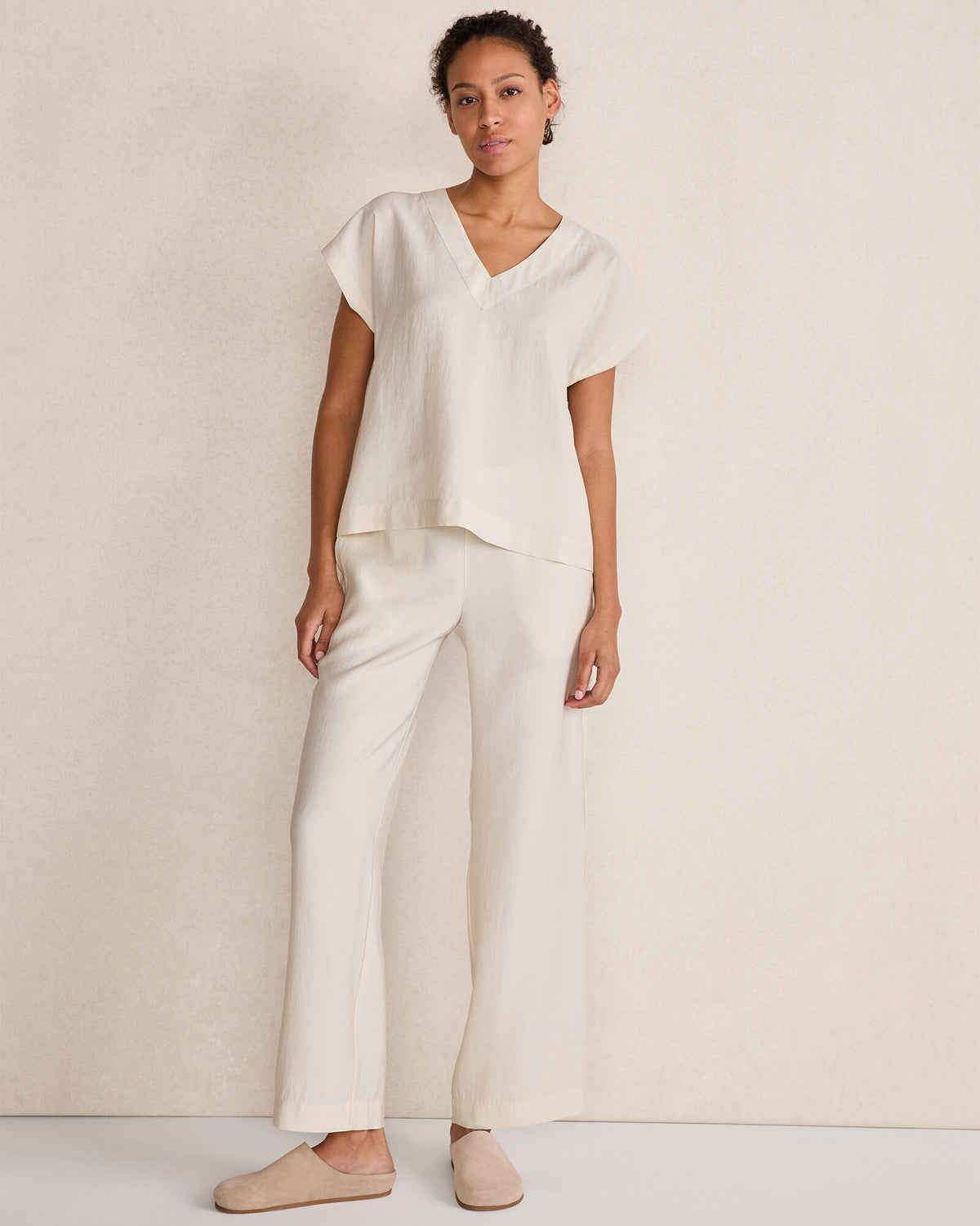 Talbots LUXE MODAL V-NECK TOP