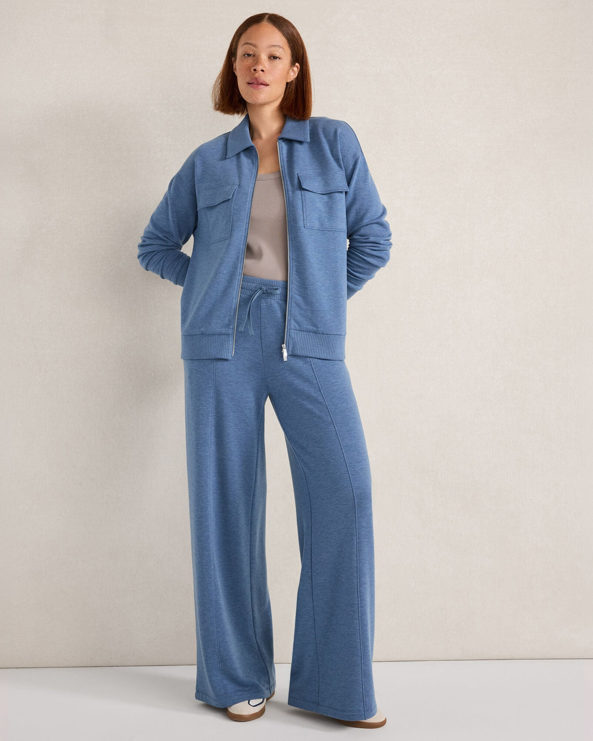 Talbots FLEECE COLLARED JACKET