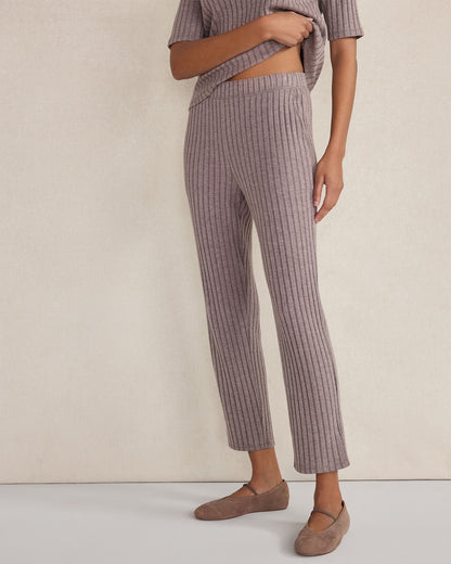 Talbots WIDE RIB KNIT TAPERED PANTS