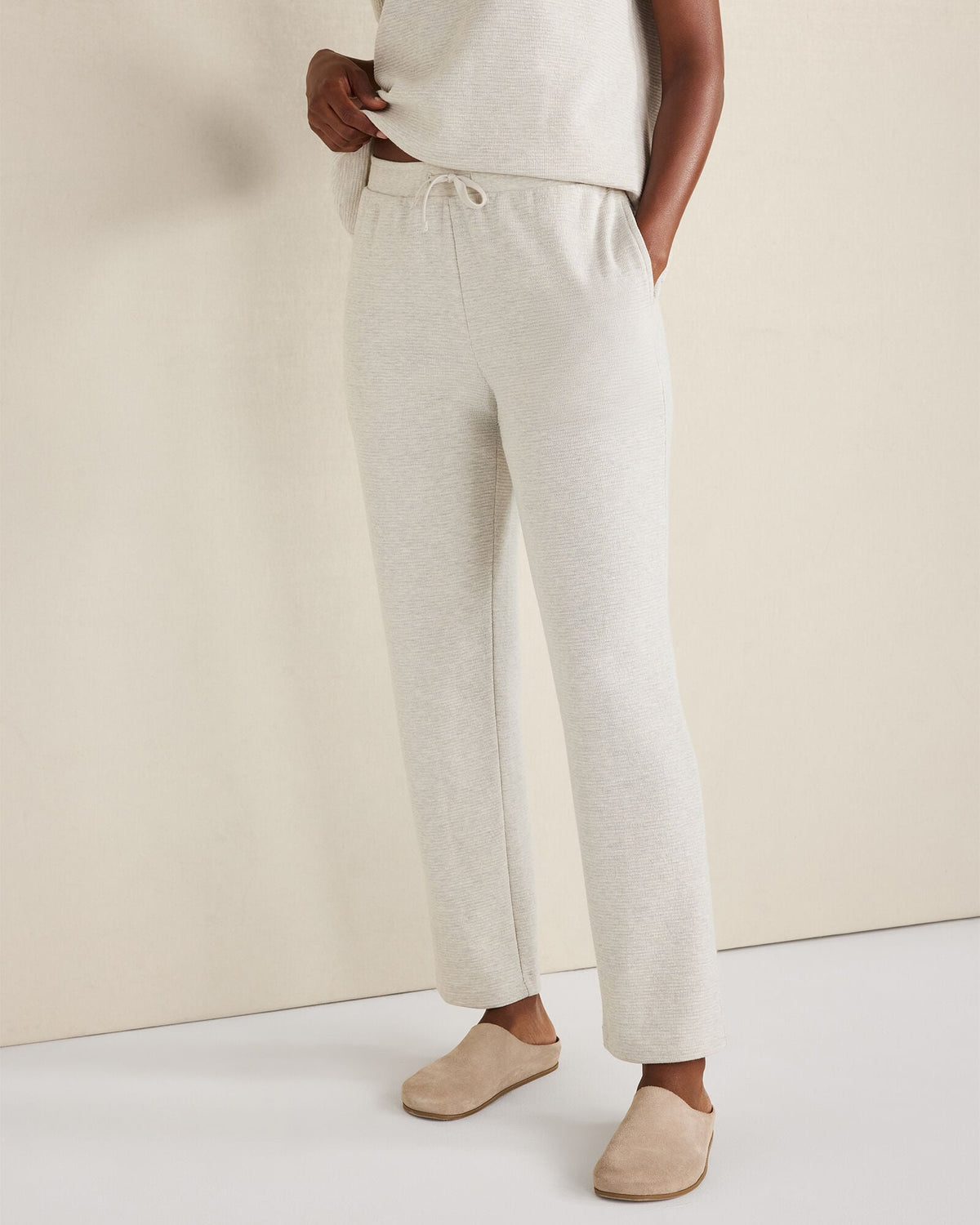 Talbots COTTON BLEND OTTOMAN RIB PANTS