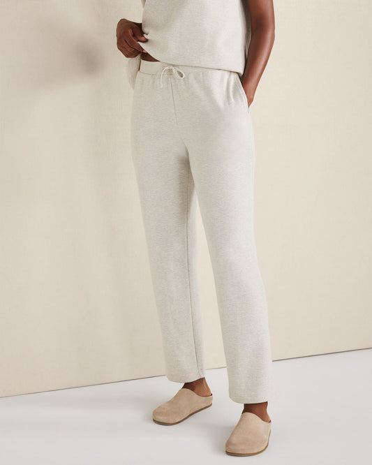 Talbots COTTON BLEND OTTOMAN RIB PANTS