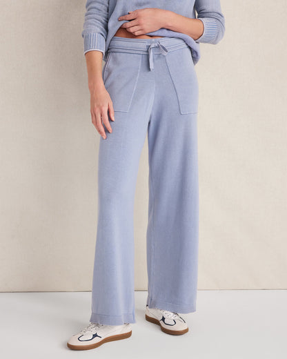 Talbots ORGANIC COTTON KNIT WIDE LEG PANTS