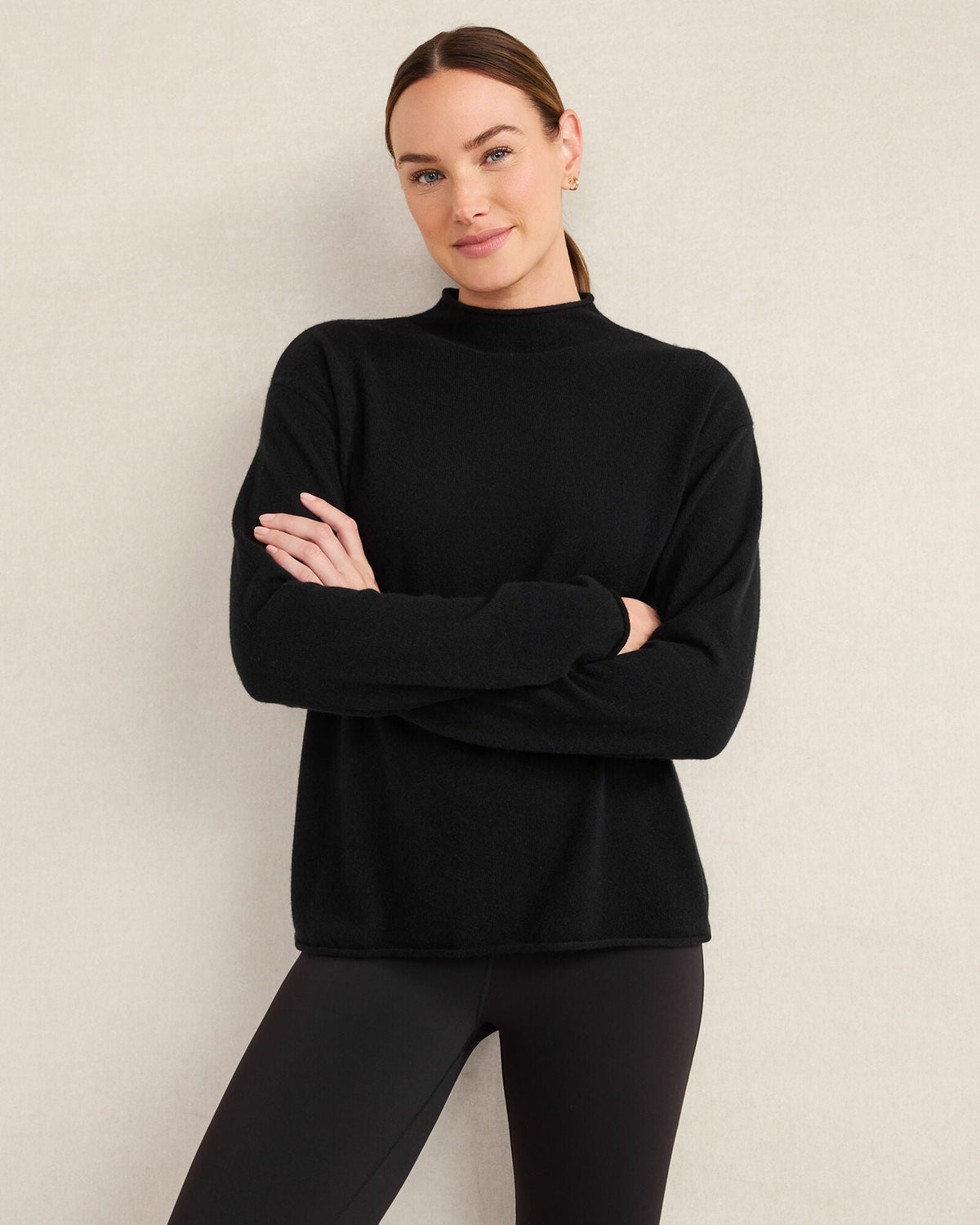 Talbots CASHMERE MOCKNECK SWEATER
