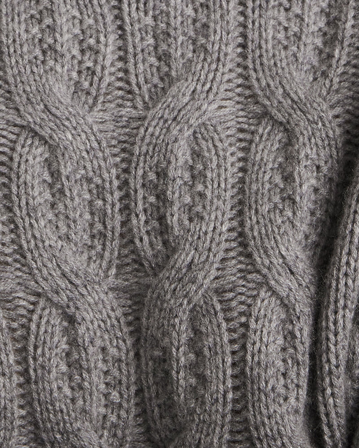 Talbots CASHMERE CABLE COLLARED SWEATER
