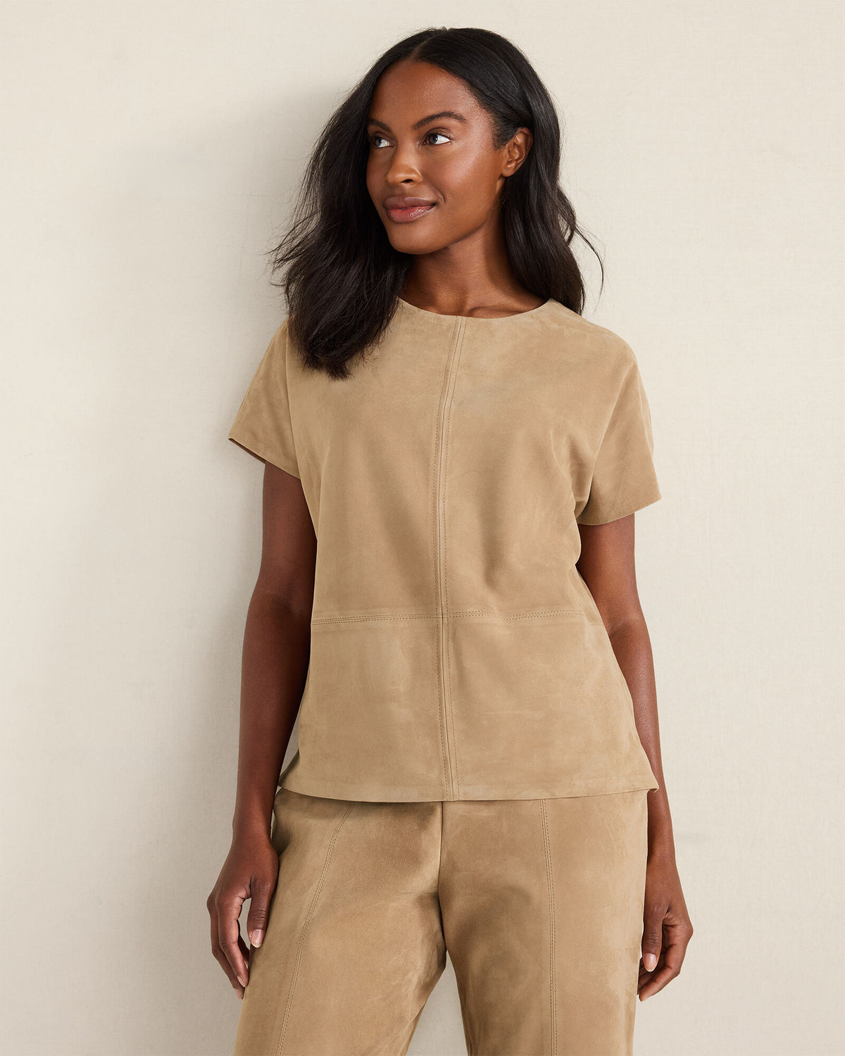 Talbots SUEDE TEE