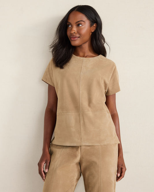 Talbots SUEDE TEE