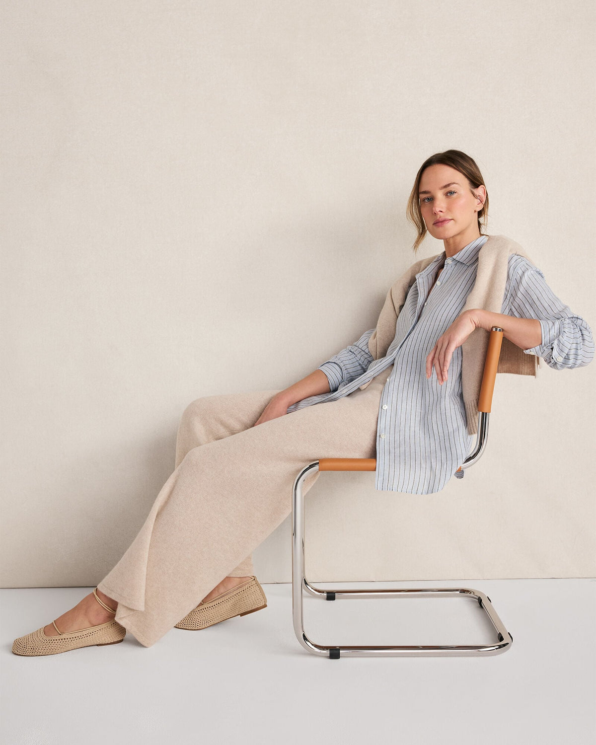 Talbots CASHMERE WIDE LEG PANTS