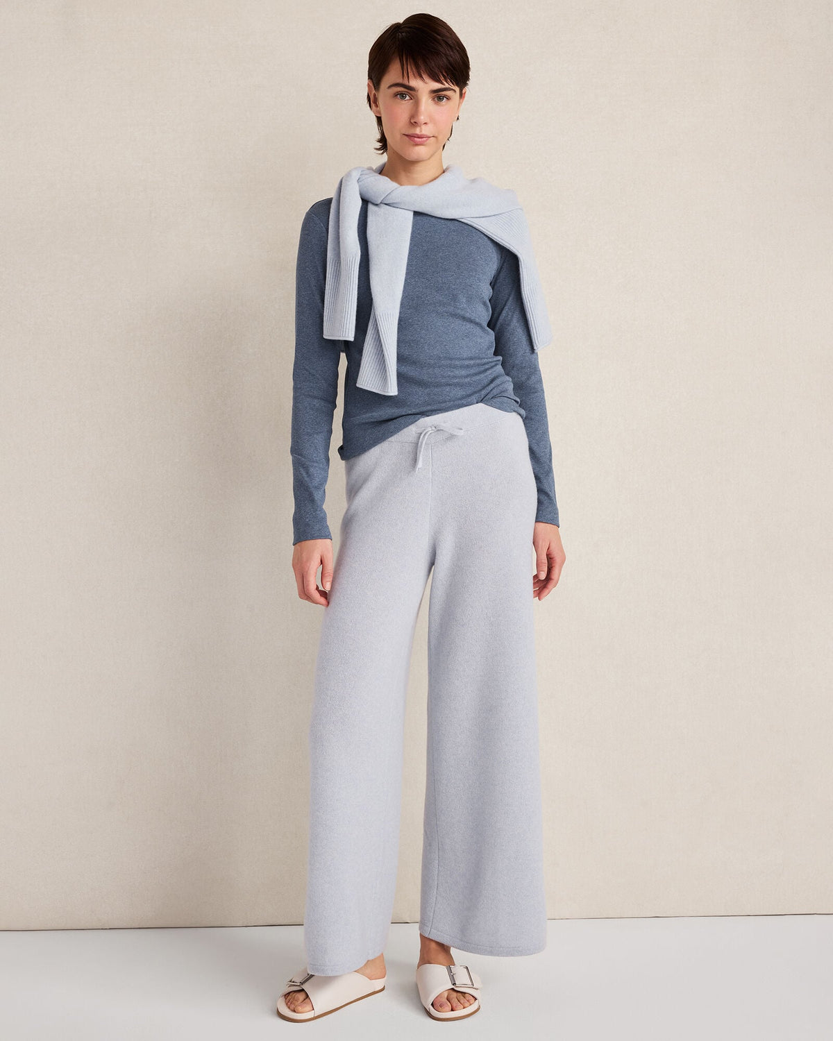Talbots CASHMERE WIDE LEG PANTS