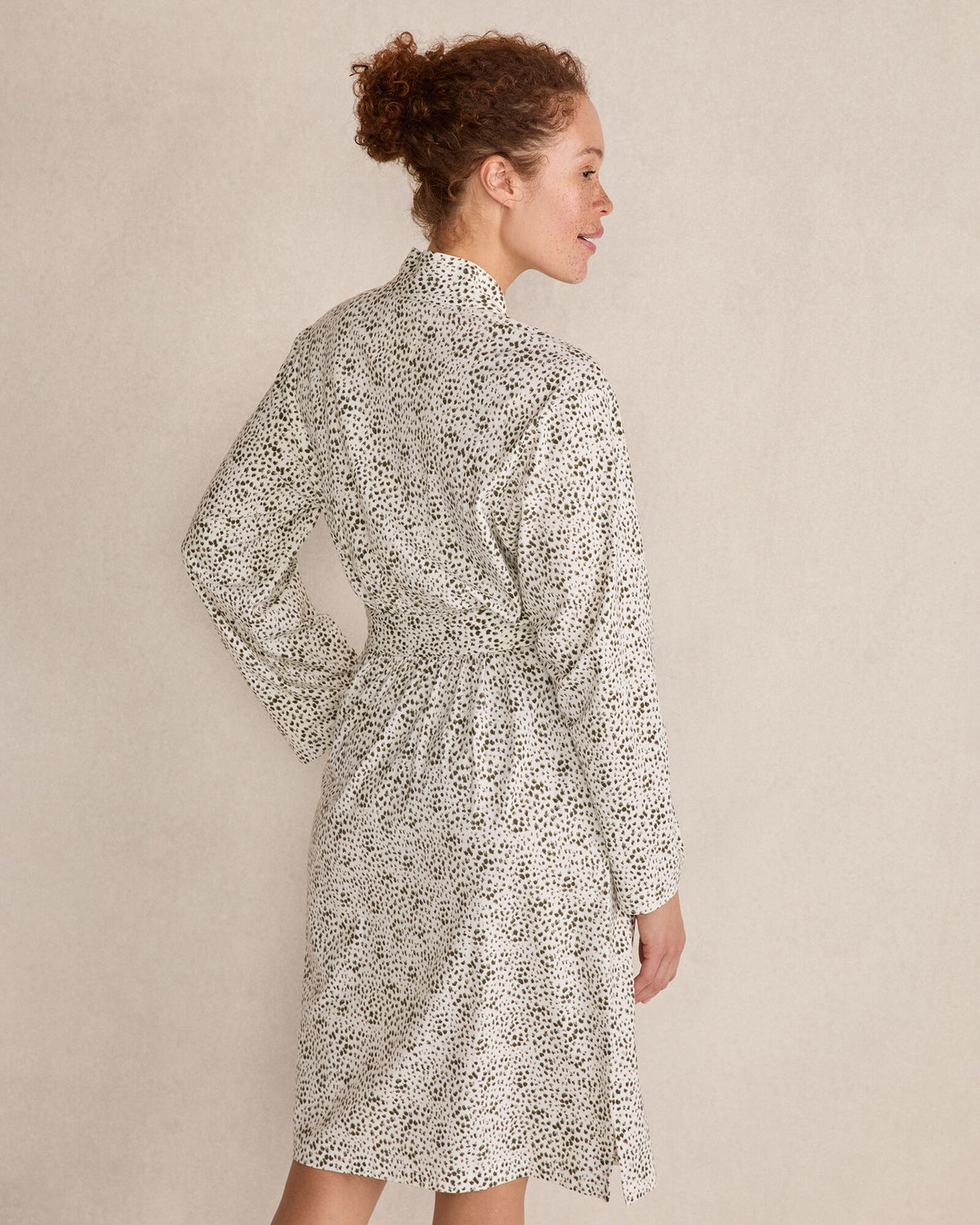 Talbots ORGANIC COTTON JERSEY ANIMAL DOT ROBE