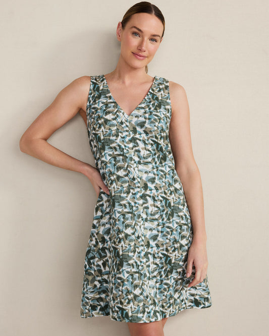 Talbots ORGANIC COTTON GAUZE FLORAL CHEMISE