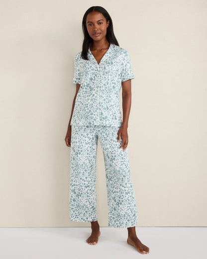 Talbots ORGANIC COTTON JERSEY BLURRED FLORAL PAJAMA PANTS