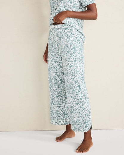Talbots ORGANIC COTTON JERSEY BLURRED FLORAL PAJAMA PANTS