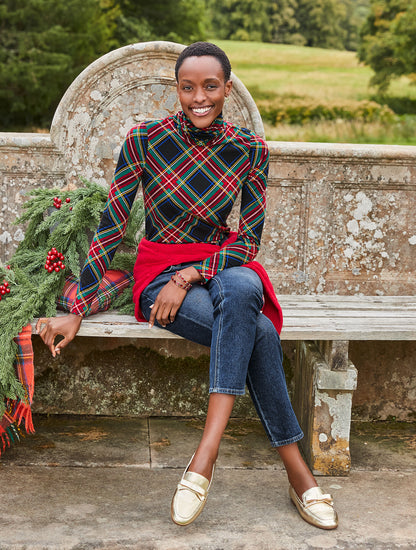 Talbots CLASSIC TURTLENECK - JOLLY TARTAN