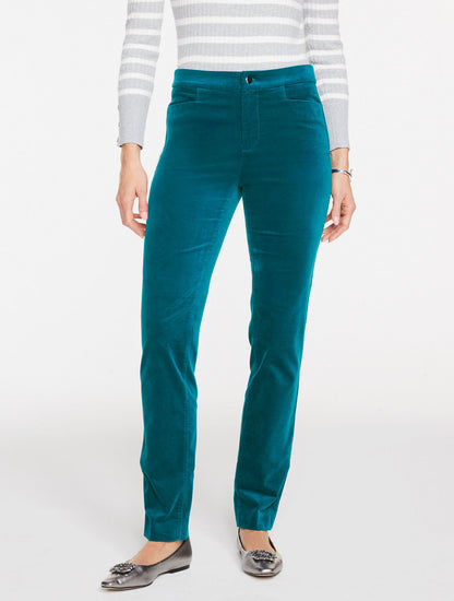 Talbots STRAIGHT LEG STRETCH VELVETEEN PANTS