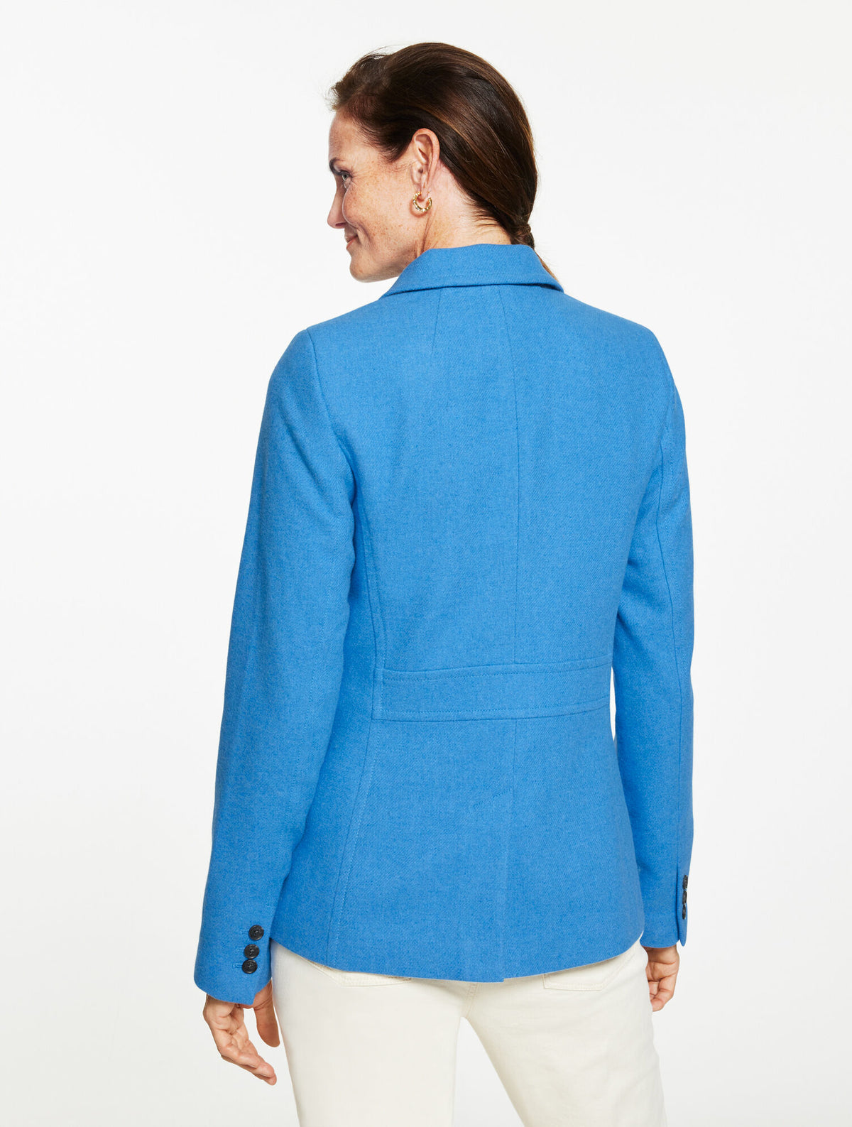Talbots CLASSIC SHETLAND BLAZER - POND BLUE