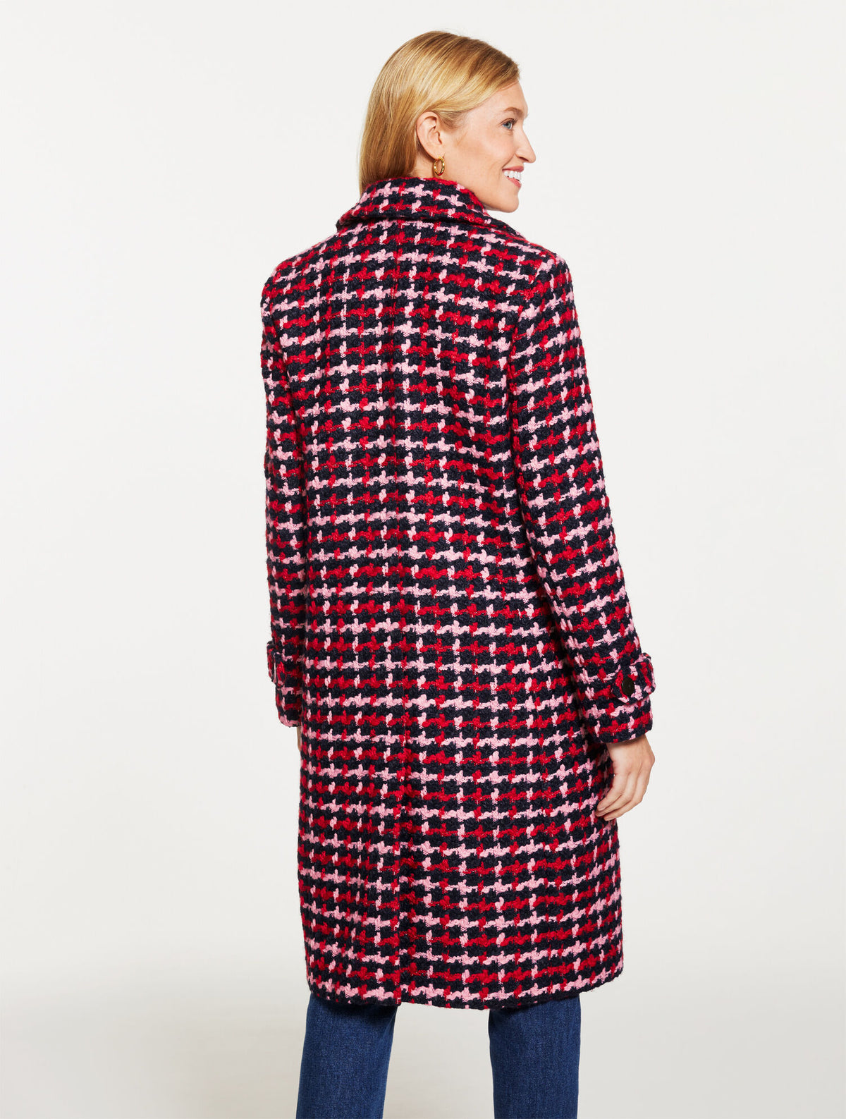 Talbots SUGARPLUM TWEED COAT