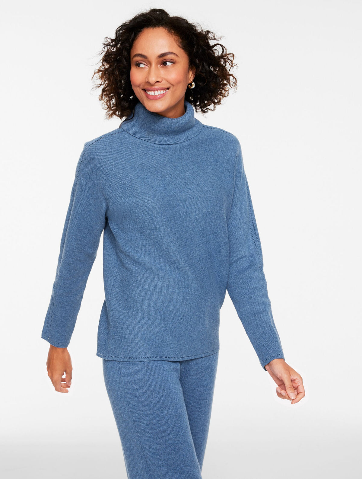 Talbots SWEATER STUDIO TURTLENECK PULLOVER