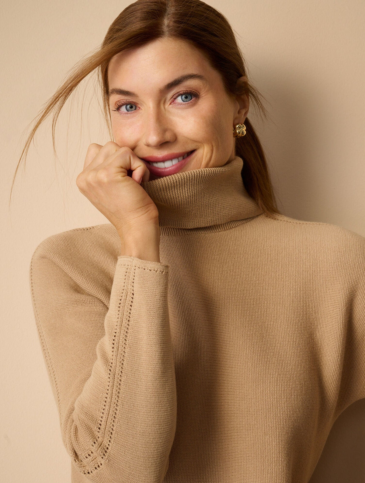 Talbots SWEATER STUDIO TURTLENECK PULLOVER