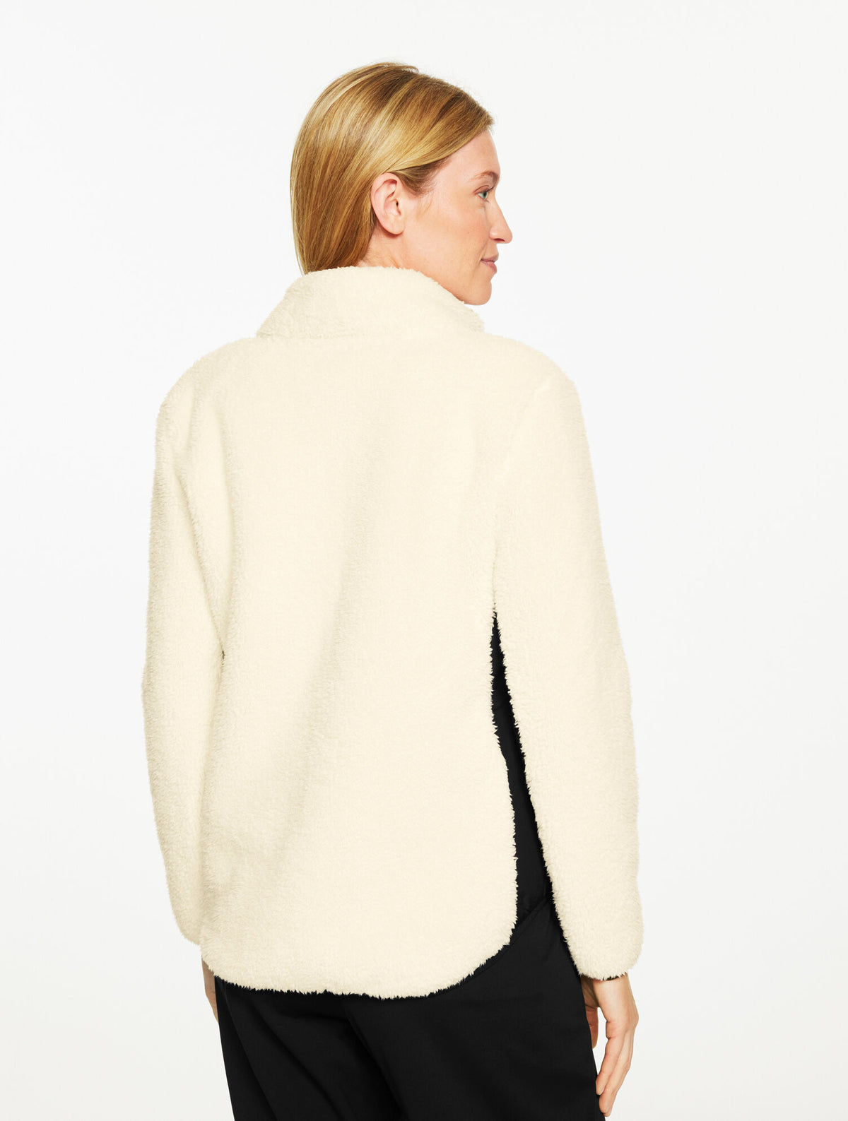 Talbots COZY SHERPA JACKET - COLORBLOCK